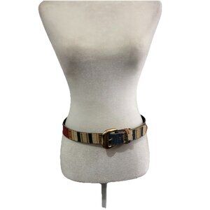 Vintage County Seat Women’s Size Large Tapestry Floral Pattern Belt Beading